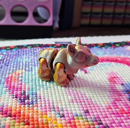 Woodland Hatchling Pack, Mini Flexi Animals (Fox, Moose, Raccoon, Otter, Turkey, Wolf) Cosmic Crafts