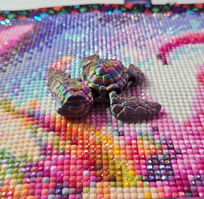 Sea Hatchling Pack, Mini Flexi Ocean Animals (Dolphin, Octopus, Orca, Sea Turtle, Seal, Manta Ray) Cosmic Crafts