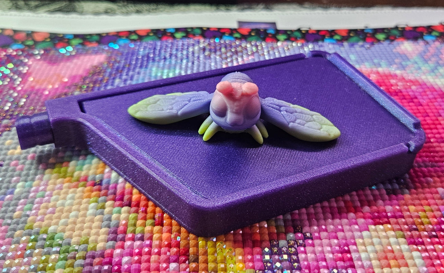 Bug Hatchling Pack, Mini Flexi Bugs (Bee, Butterfly, Dragonfly, Beetle, Caterpillar, Maple Moth) Cosmic Crafts