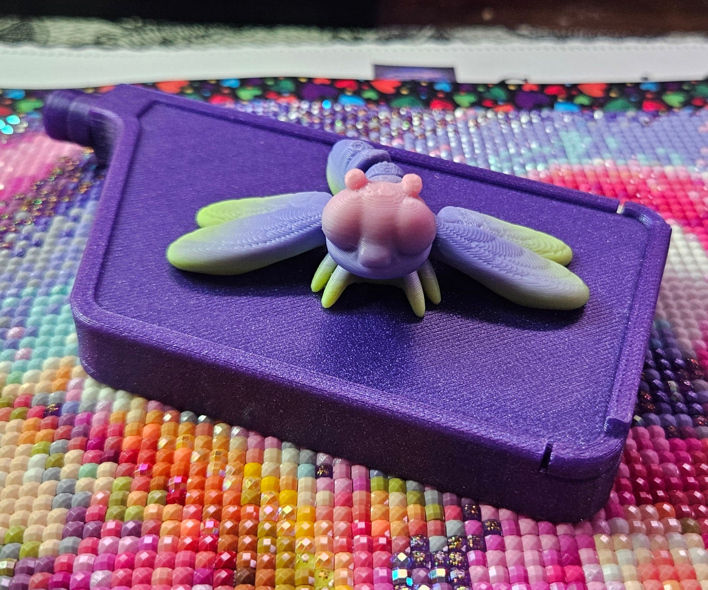 Bug Hatchling Pack, Mini Flexi Bugs (Bee, Butterfly, Dragonfly, Beetle, Caterpillar, Maple Moth) Cosmic Crafts