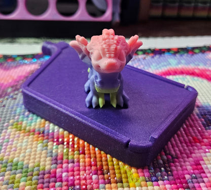 Elemental Dragon Hatchling Pack, Mini Flexi Dragons (Fire, Water, Leaf, Crystal, Feather, Classic Dragons) Cosmic Crafts