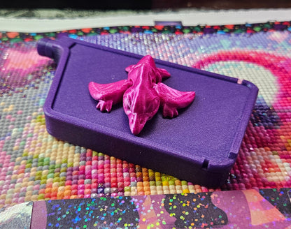 Dino Hatchling Pack, 3D Printed Mini Flexi Animals, 7 PLA Dinosaur Toys Cosmic Crafts