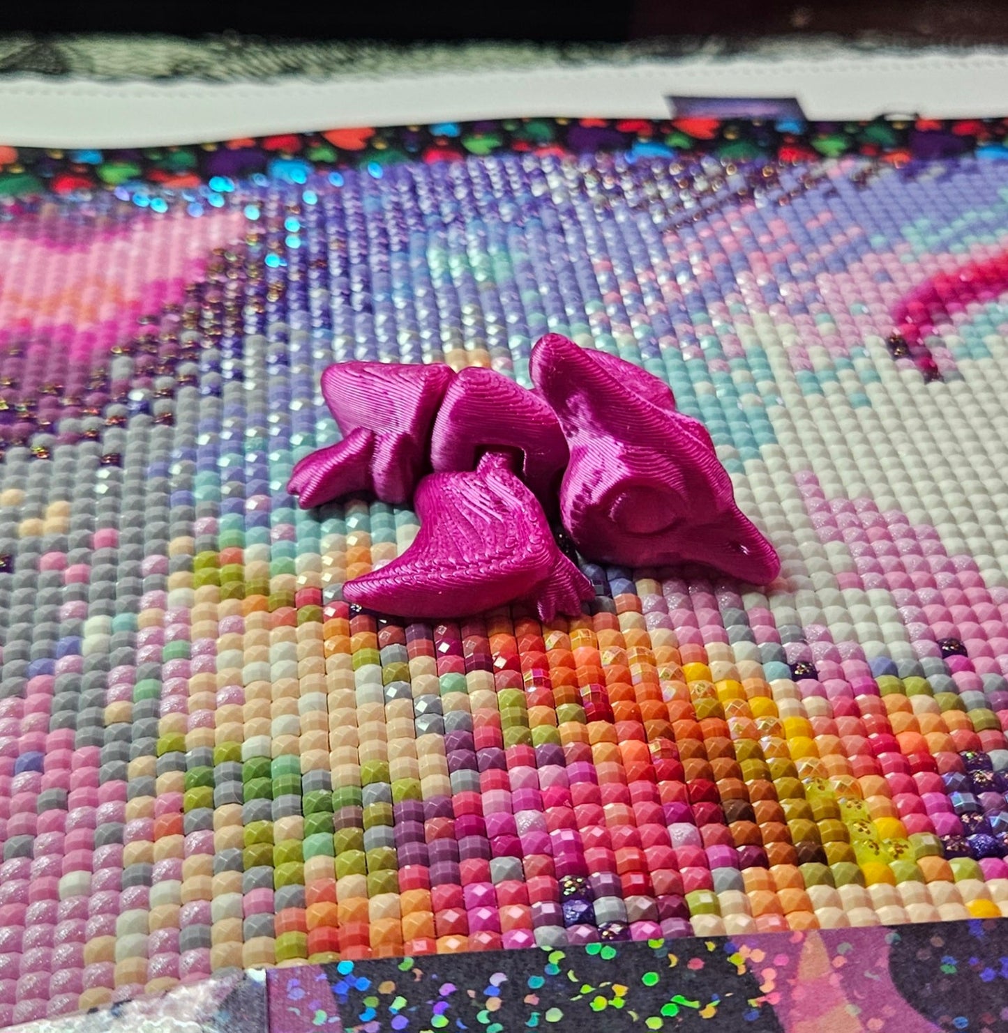 Dino Hatchling Pack, 3D Printed Mini Flexi Animals, 7 PLA Dinosaur Toys Cosmic Crafts