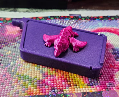 Dino Hatchling Pack, 3D Printed Mini Flexi Animals, 7 PLA Dinosaur Toys Cosmic Crafts