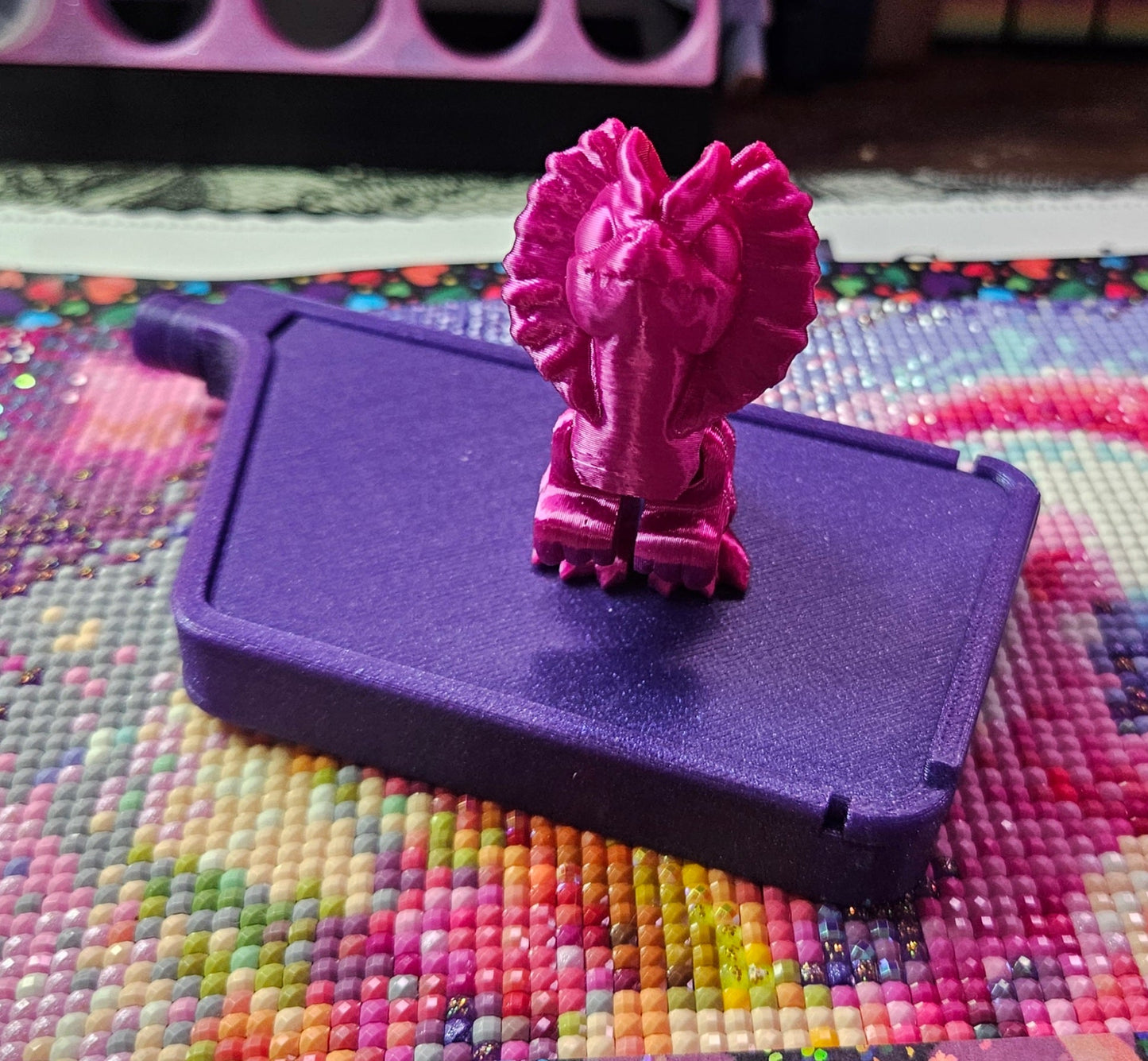 Dino Hatchling Pack, 3D Printed Mini Flexi Animals, 7 PLA Dinosaur Toys Cosmic Crafts