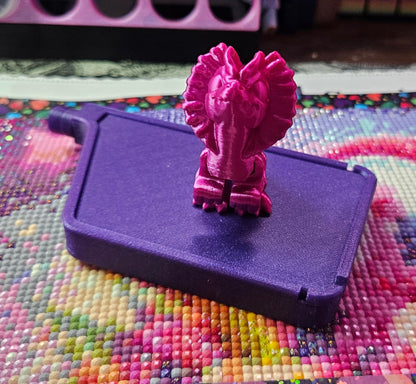 Dino Hatchling Pack, 3D Printed Mini Flexi Animals, 7 PLA Dinosaur Toys Cosmic Crafts