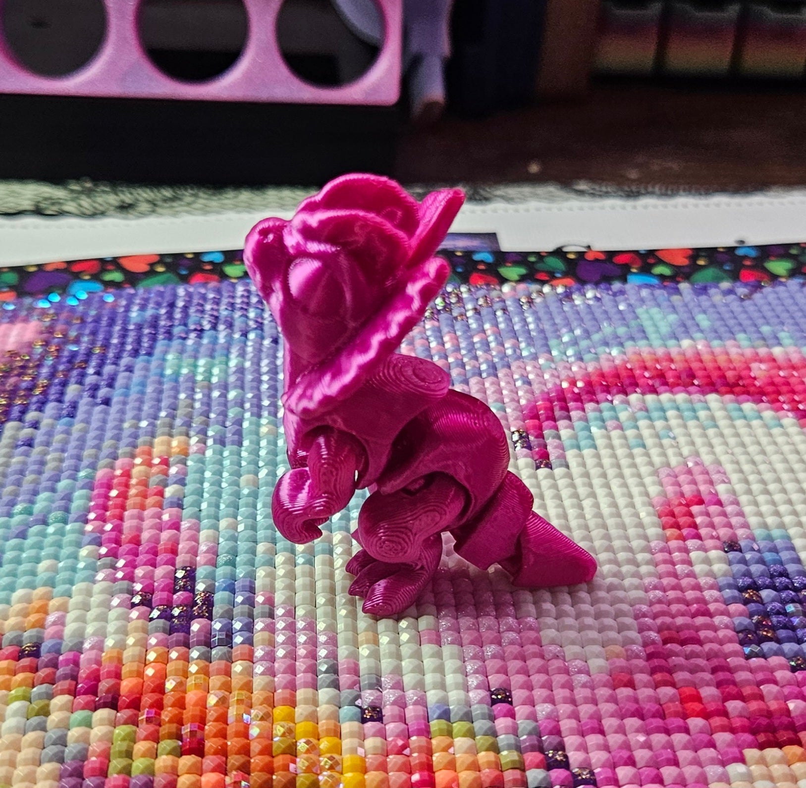 Dino Hatchling Pack, 3D Printed Mini Flexi Animals, 7 PLA Dinosaur Toys Cosmic Crafts