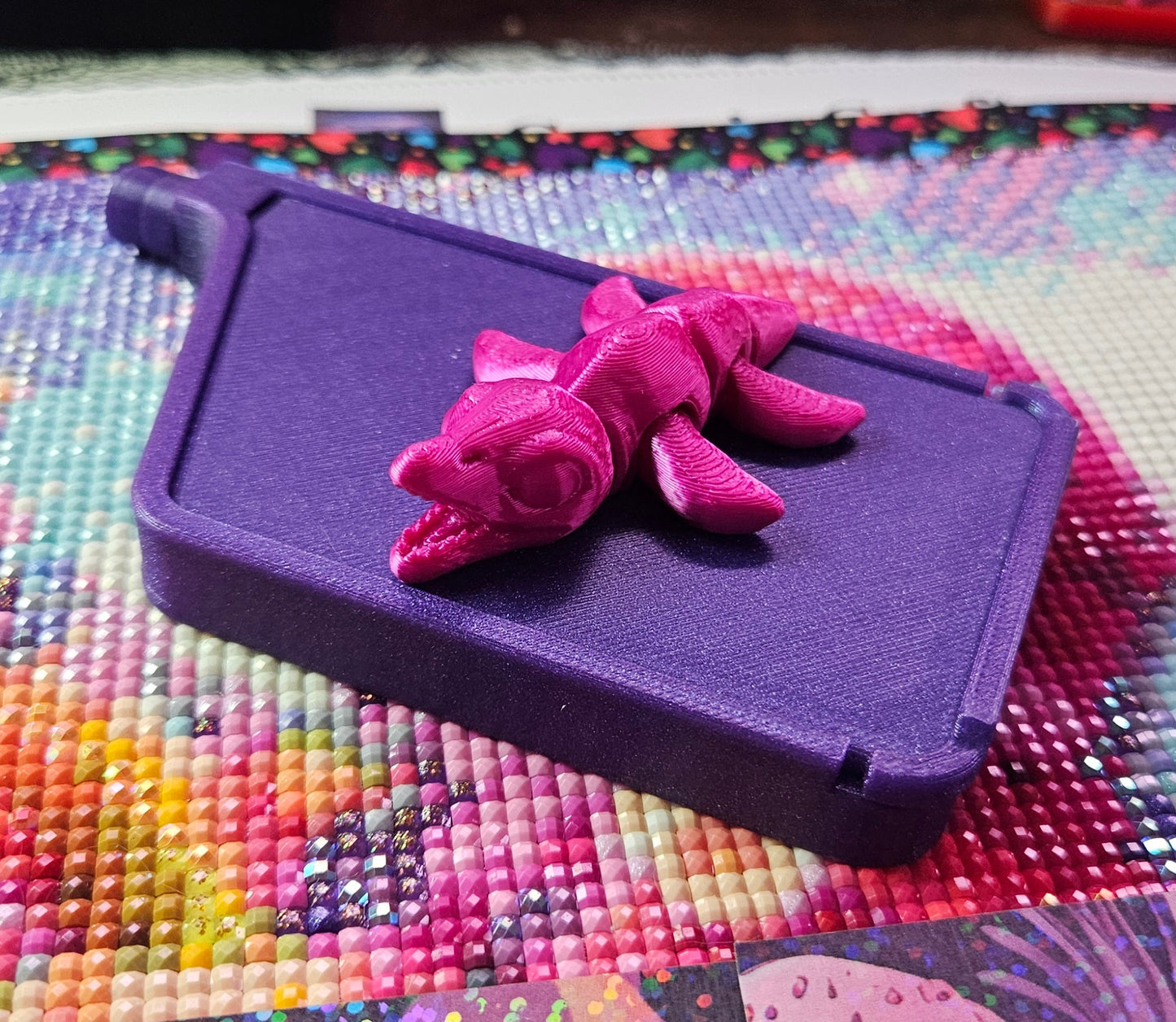 Dino Hatchling Pack, 3D Printed Mini Flexi Animals, 7 PLA Dinosaur Toys Cosmic Crafts