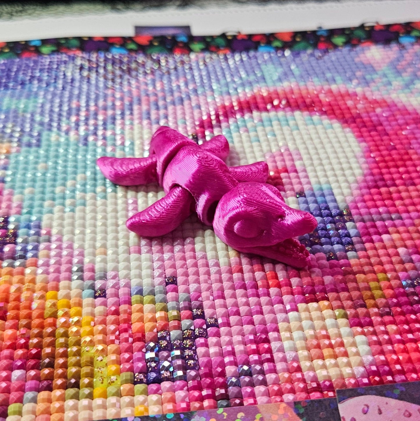 Dino Hatchling Pack, 3D Printed Mini Flexi Animals, 7 PLA Dinosaur Toys Cosmic Crafts