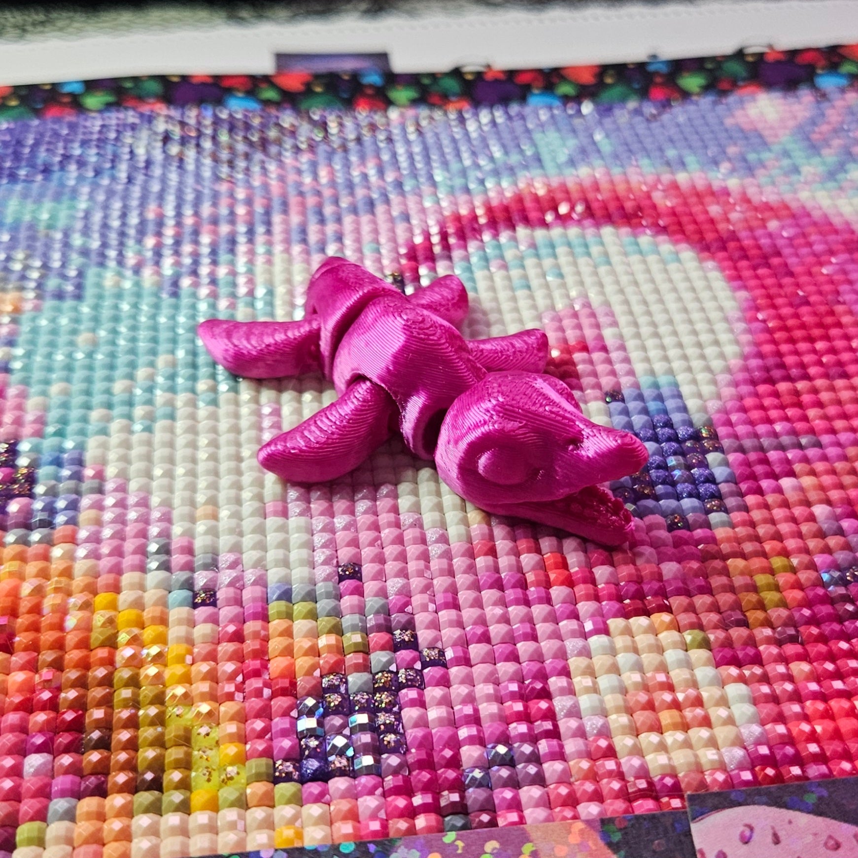 Dino Hatchling Pack, 3D Printed Mini Flexi Animals, 7 PLA Dinosaur Toys Cosmic Crafts