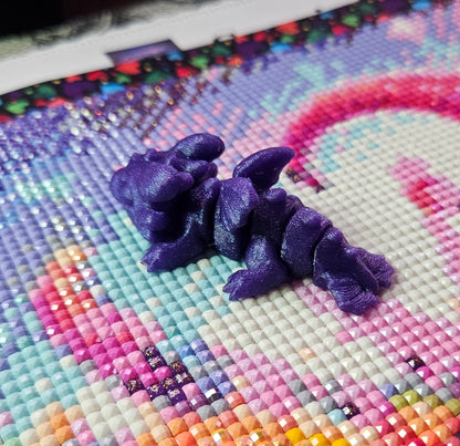 Mythical Hatchling Pack, Mini Flexi Creatures (Dragon, Unicorn, Hippogriff, Purrmaid, Loch Ness, Hippocampus) Cosmic Crafts