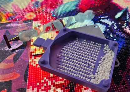 Small Stackz Stacking Diamond Art Tray with Washi Shelf & Lid Cosmic Crafts