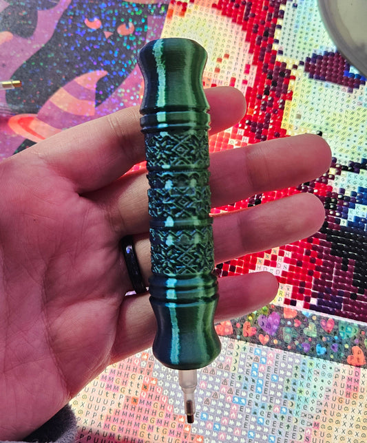 Stylish Diamond Art Pen MINI SNOWFLAKE Style, Lightweight 3D Printed Tool, E-Painter Version Available, Comfortable and Colorful, Diamond Painting Accessory Cosmic Crafts