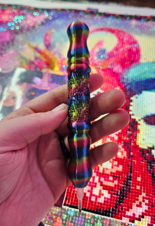 Stylish Diamond Art Pen DOODLE HEART Style, Lightweight 3D Printed Tool, E-Painter Version Available, Comfortable and Colorful, Diamond Painting Accessory Cosmic Crafts
