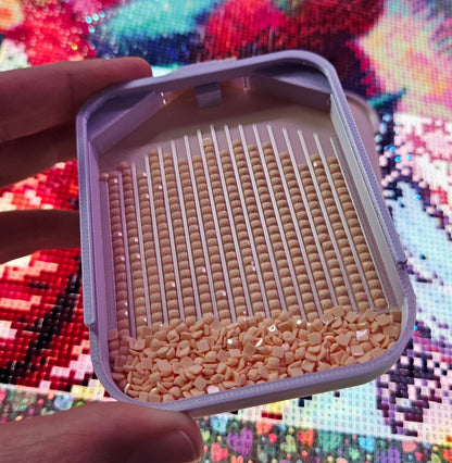 Astro Diamond Painting Tray, Rhinestone Drill Sorting Tray with Lid & Stopper Cosmic Crafts