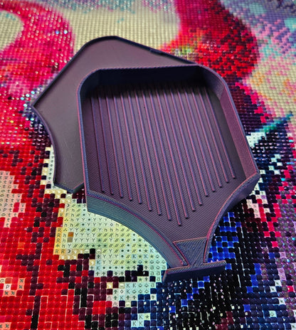 Asteroid SNAP, Medium Diamond Painting Tray with Snap-On Lid, Holographic Rhinestone Art Tool Cosmic Crafts