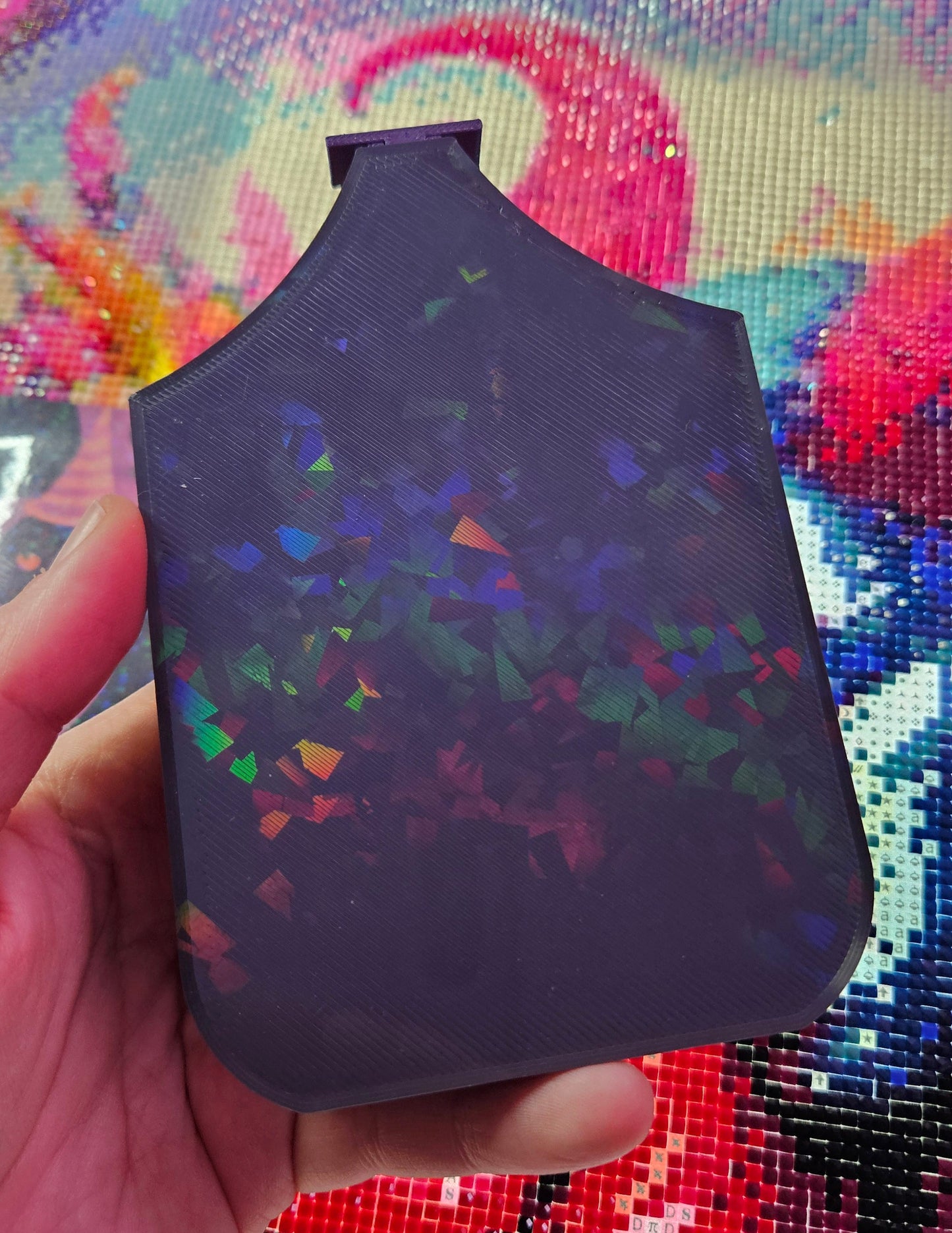 Planet SNAP, Large Diamond Painting Tray with Snap-On Lid, Holographic Rhinestone Art Tool Cosmic Crafts