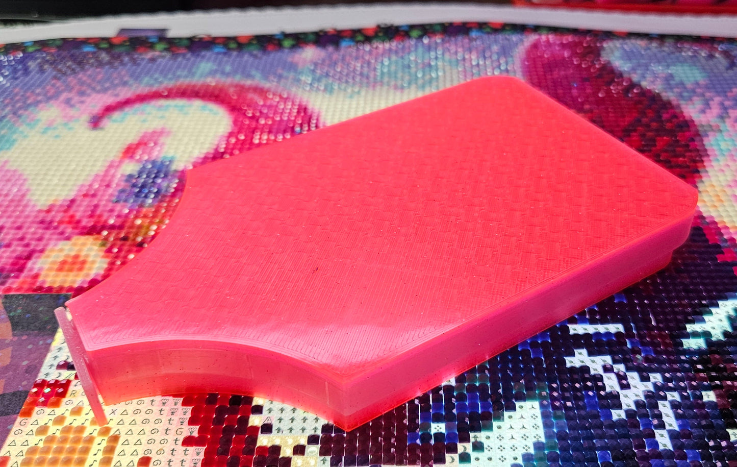 Moon SNAP, Large Diamond Painting Tray with Snap-On Lid, Holographic Rhinestone Art Tool Cosmic Crafts