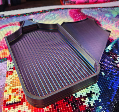 Galaxy SNAP, XL Diamond Painting Tray with Snap-On Lid, Holographic Rhinestone Art Tool Cosmic Crafts