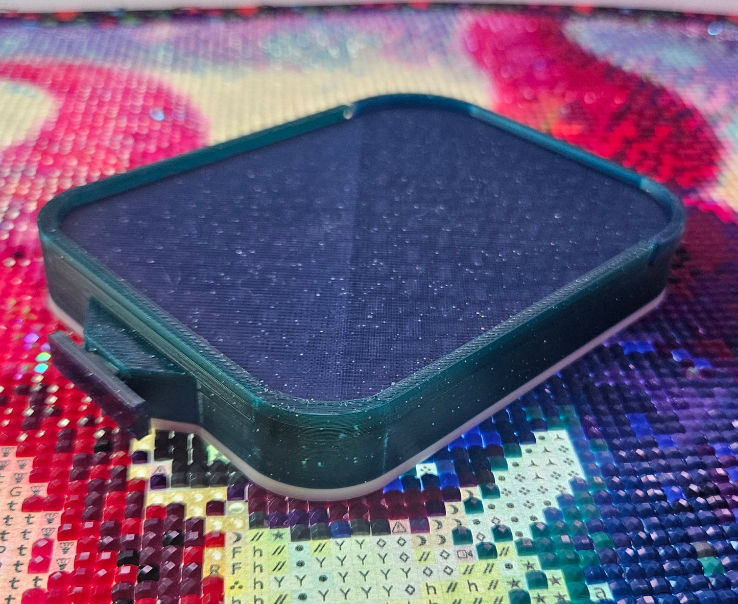 Multi-Color Astro Diamond Painting Tray, Rhinestone Drill Sorting Tray with Lid & Stopper Cosmic Crafts