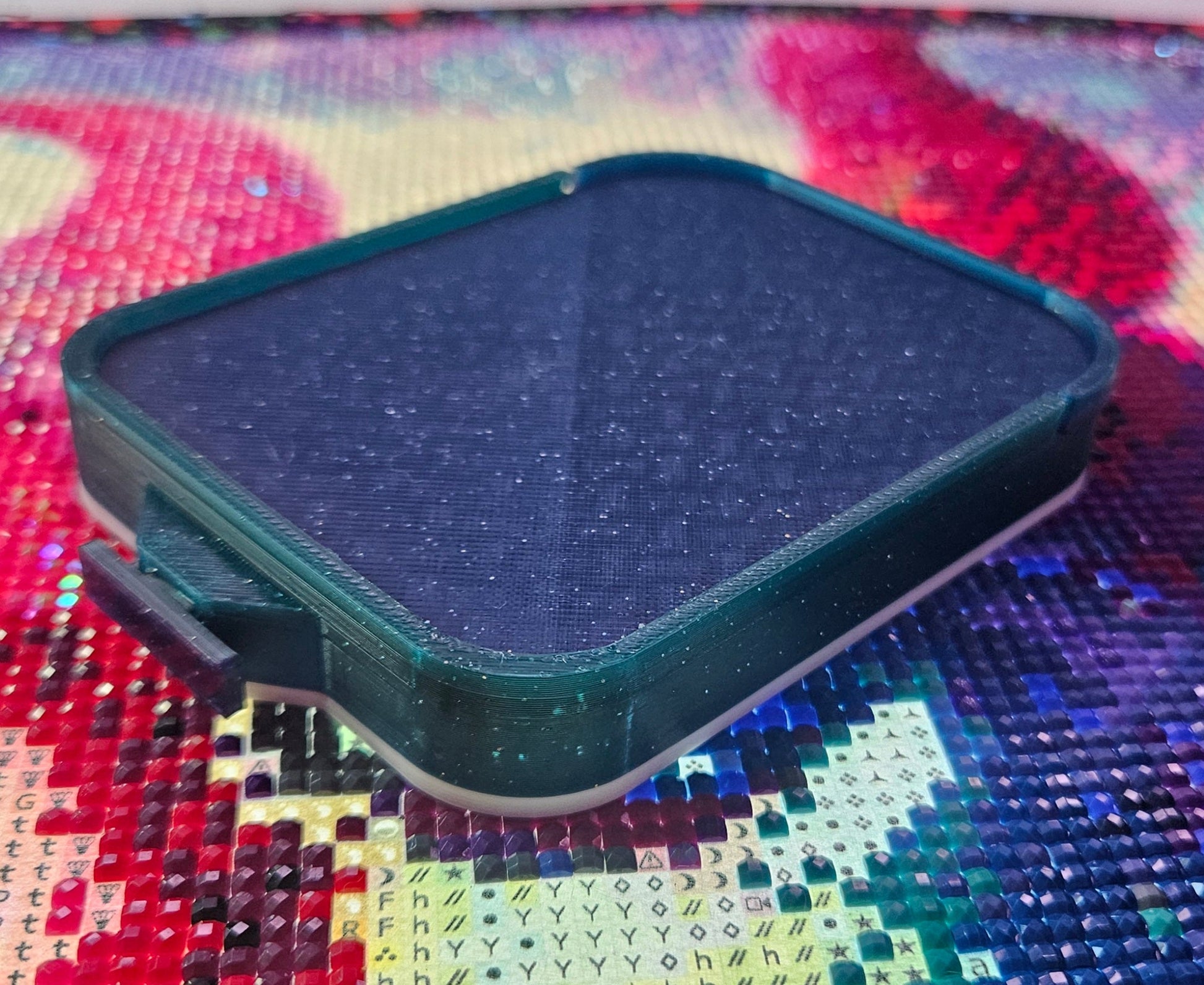 Multi-Color Astro Diamond Painting Tray, Rhinestone Drill Sorting Tray with Lid & Stopper Cosmic Crafts
