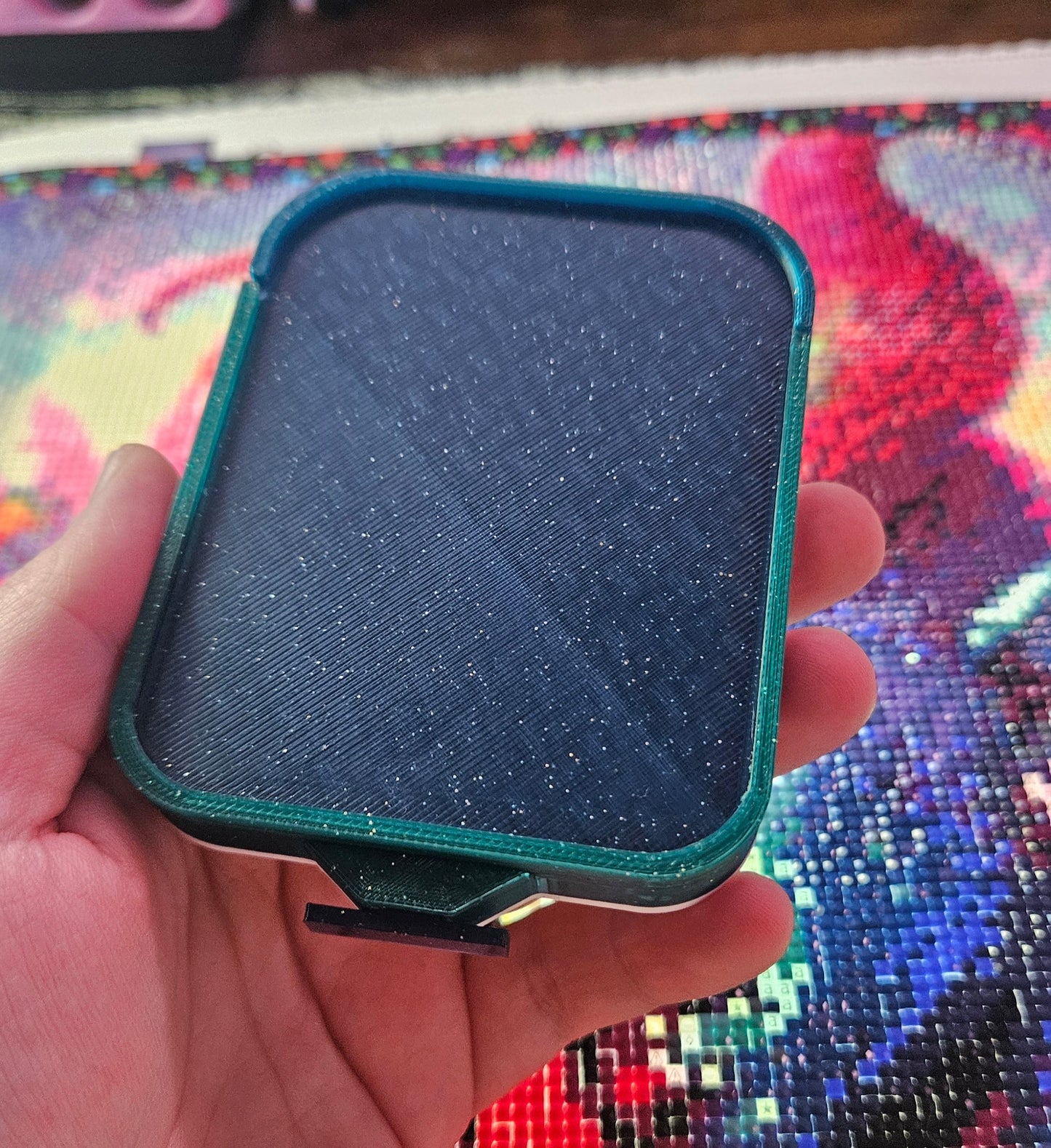 Multi-Color Astro Diamond Painting Tray, Rhinestone Drill Sorting Tray with Lid & Stopper Cosmic Crafts