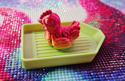 Farm Hatchling Pack, Mini Flexi Farm Animals (Chicken, Cow, Horse, Pig, Llama, Rooster) Cosmic Crafts