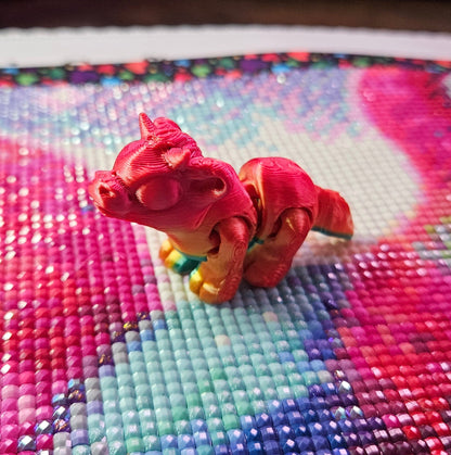 Farm Hatchling Pack, Mini Flexi Farm Animals (Chicken, Cow, Horse, Pig, Llama, Rooster) Cosmic Crafts