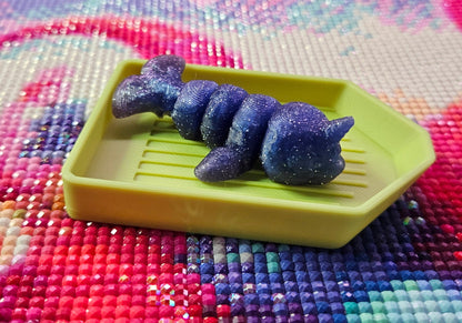 Mythical Hatchling Pack 2, Mini Flexi Creatures (Alicorn, Kitsune, Manticore, Llamacorn, Crystal Dragon, Narwhal) Cosmic Crafts