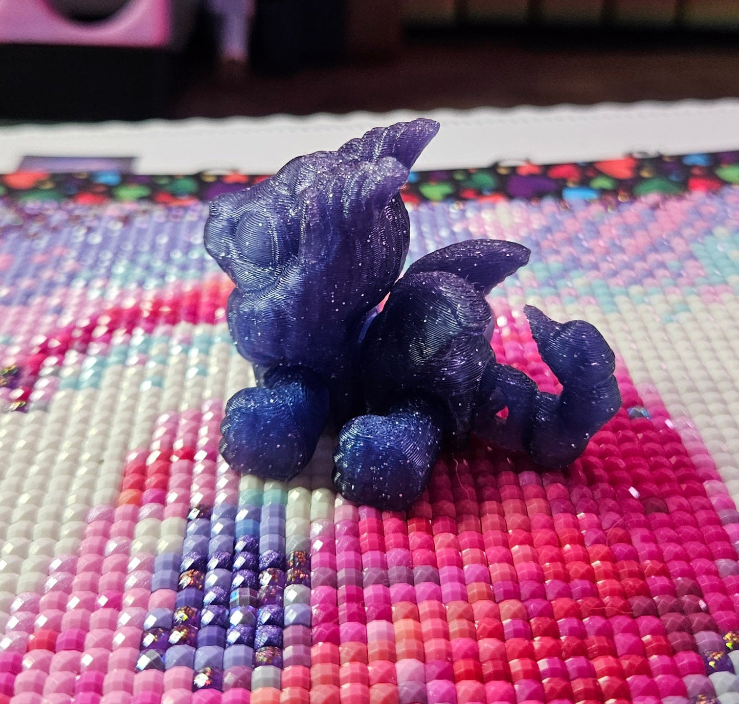 Mythical Hatchling Pack 2, Mini Flexi Creatures (Alicorn, Kitsune, Manticore, Llamacorn, Crystal Dragon, Narwhal) Cosmic Crafts