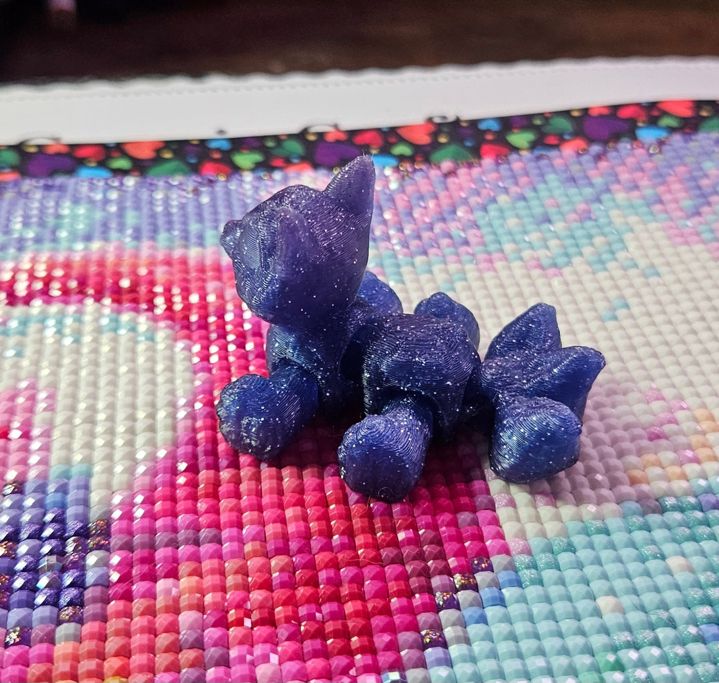 Mythical Hatchling Pack 2, Mini Flexi Creatures (Alicorn, Kitsune, Manticore, Llamacorn, Crystal Dragon, Narwhal) Cosmic Crafts