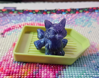 Mythical Hatchling Pack 2, Mini Flexi Creatures (Alicorn, Kitsune, Manticore, Llamacorn, Crystal Dragon, Narwhal) Cosmic Crafts