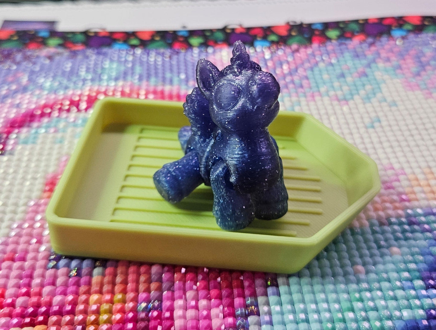 Mythical Hatchling Pack 2, Mini Flexi Creatures (Alicorn, Kitsune, Manticore, Llamacorn, Crystal Dragon, Narwhal) Cosmic Crafts