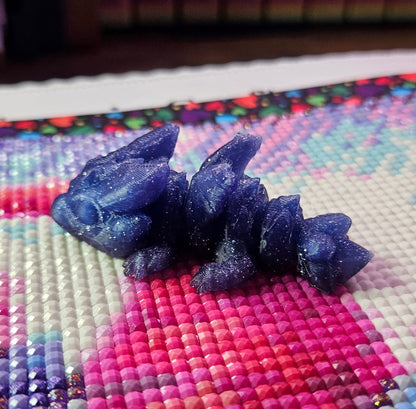 Mythical Hatchling Pack 2, Mini Flexi Creatures (Alicorn, Kitsune, Manticore, Llamacorn, Crystal Dragon, Narwhal) Cosmic Crafts