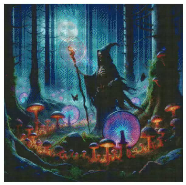 Witch's Incantations 50x50cm Diamond Art Kit, High Quality Diamond Painting Kit with Enhancements