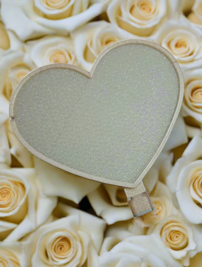 Heart Shaped Diamond Art Tray with Washi Feature with Sliding Lid and Stopper, Diamond Painting Accessory, Diamond Dot Tool, Craft Supply Cosmic Crafts