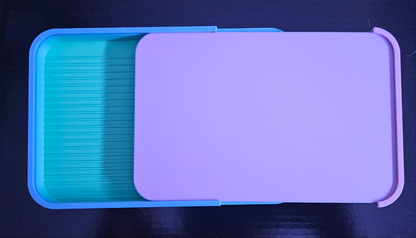 Extra Large Diamond Art Tray, 3D Printed Drill Tray, with Sliding Lid and Spout Stopper, Great Diamond Painting Accessory Cosmic Crafts