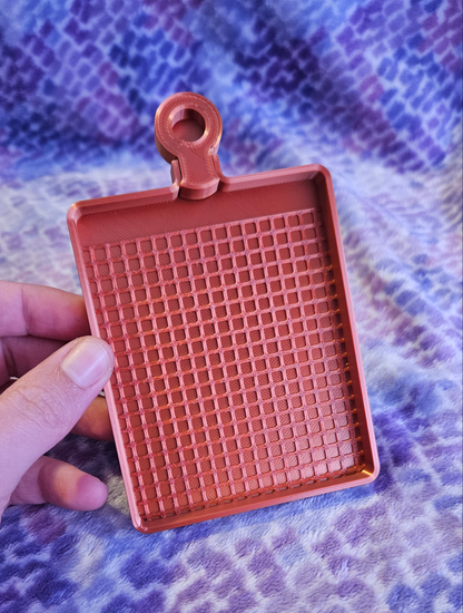 Single Placer Diamond Painting Tray with Grid Design, Must Have for Single Placer Diamond Art Pens, Grid Diamond Art Tray with Stopper Cosmic Crafts