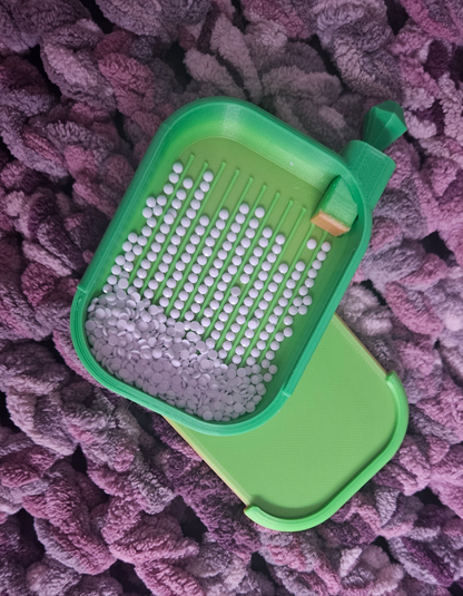 Small Compact Diamond Art Tray with Sliding Lid and Stopper, Easy to Store, Fits Our Shelf, Perfect Diamond Painting Accessory Cosmic Crafts