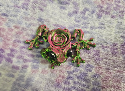 Fully Articulated Rose Frog Flexi Cosmic Crafts