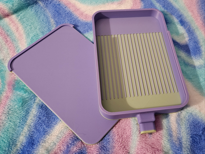 XL Diamond Art Tray w/Washi, 3D Printed Drill Tray w/Sliding Lid and Stopper, Diamond Painting Accessory Cosmic Crafts