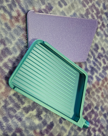 3D Printed Diamond Art Tray, Stylish Must-Have for Diamond Painting, Sliding Lid and Spout Stopper, Great Diamond Painting Accessory Cosmic Crafts