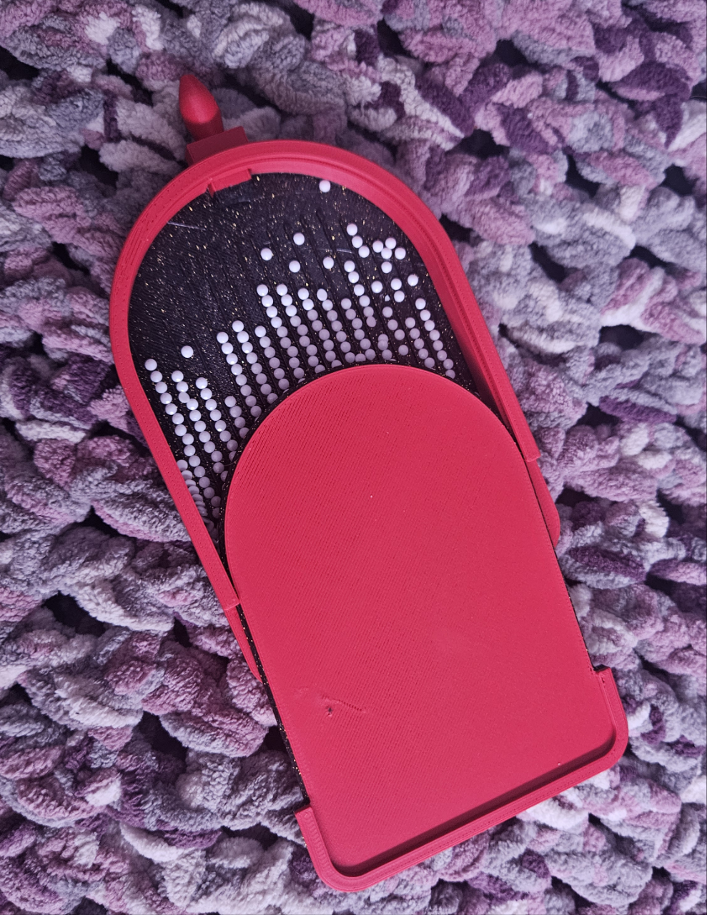 Rounded 3d Printed Diamond Art Tray With Sliding Lid and Stopper, Convenient and Easy To Use Diamond Drill Tray, Diamond Painting Accessory