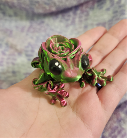 Fully Articulated Rose Frog Flexi Cosmic Crafts