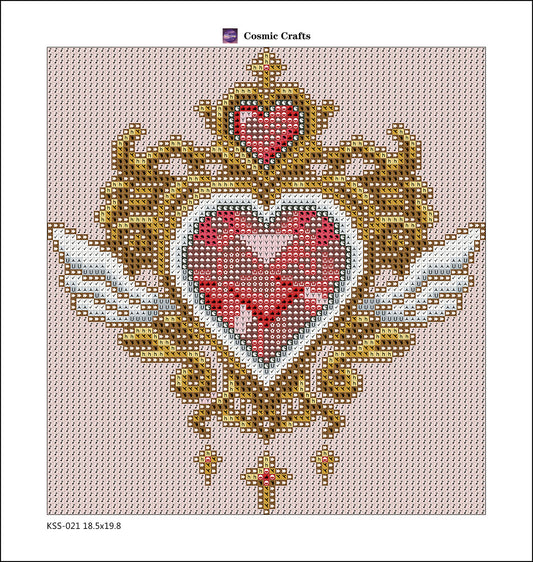 Lifted by Love – Mini Diamond Painting Kit, Full Square Drill