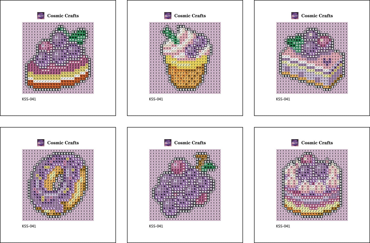 Mini Grape Treats Diamond Art Kit (6-Pack) Cosmic Crafts
