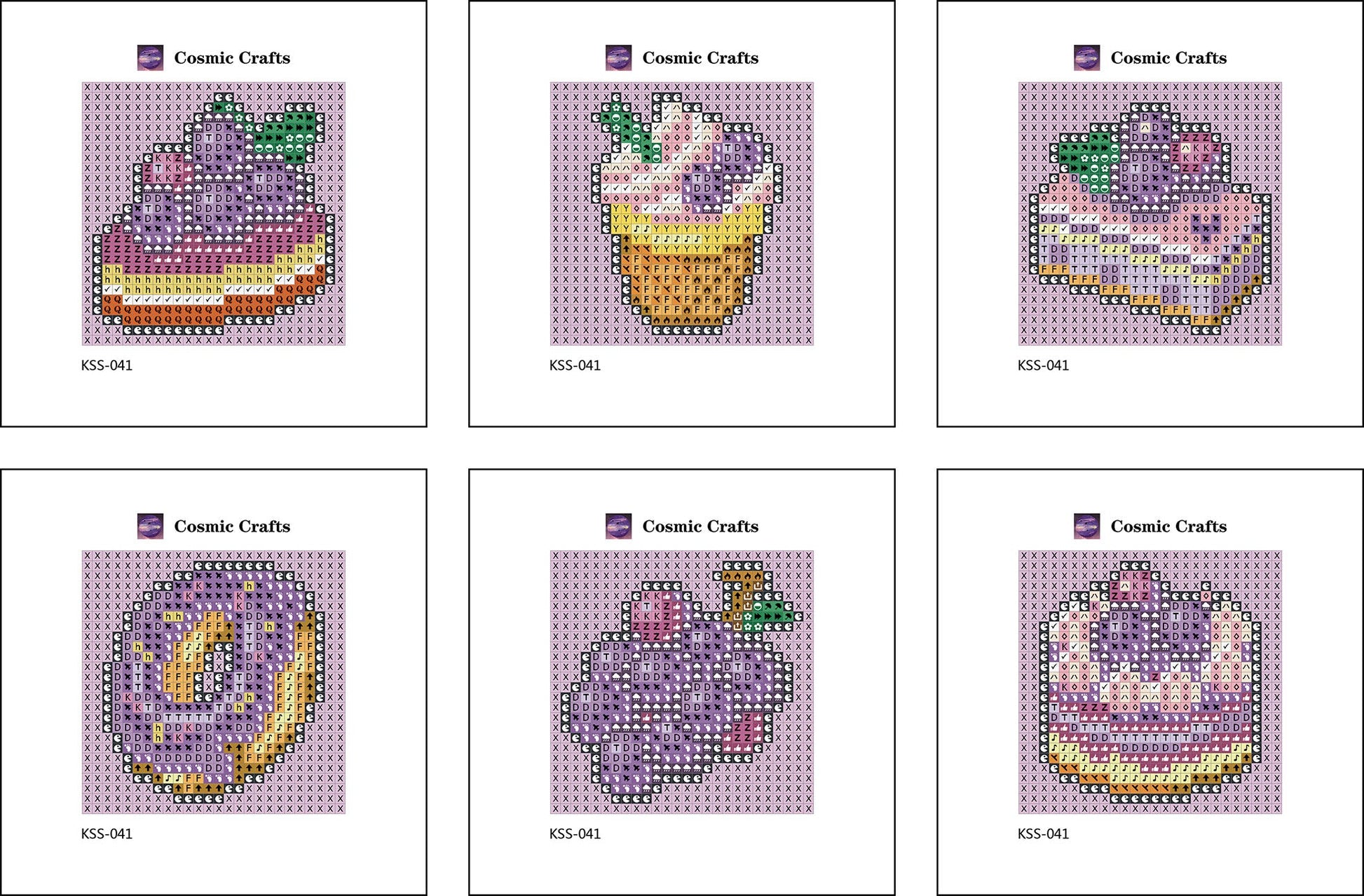 Mini Grape Treats Diamond Art Kit (6-Pack) Cosmic Crafts