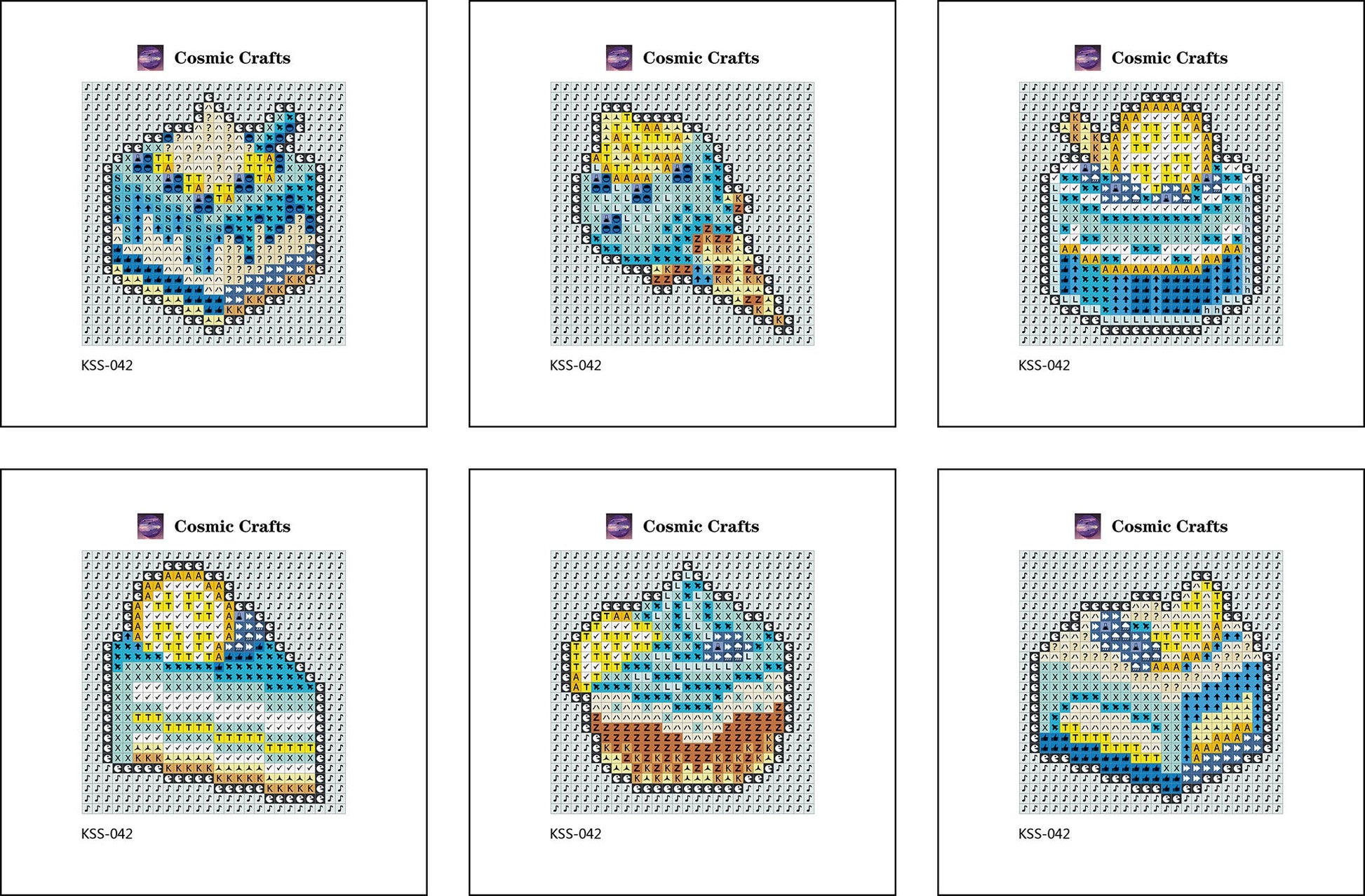 Mini Blueberry Lemon Treats Diamond Art Kit (6-Pack) Cosmic Crafts