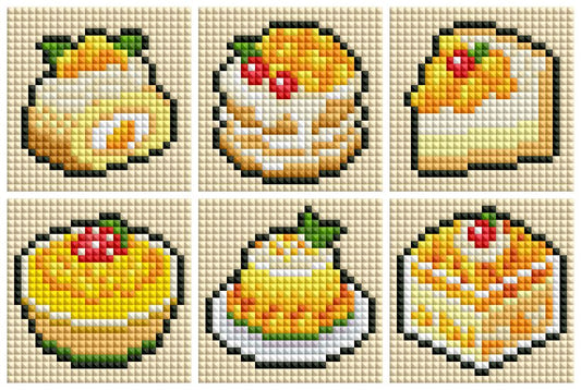 Mini Mango Treats Diamond Art Kit (6-Pack) Cosmic Crafts
