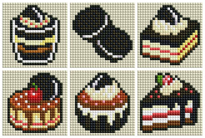 Mini Chocolate Treats Diamond Art Kit (6-Pack)